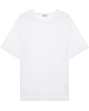 Dries Van Noten Tops ,Wit ,Hertz T-Shirt