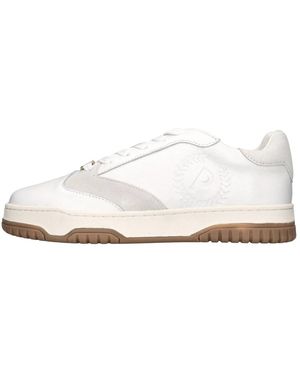 Pollini Schoenen ,Wit ,Leer Leren Sneakers