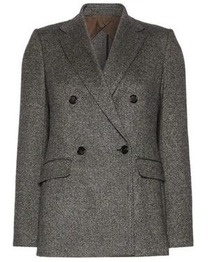 Max Mara Cresta Double-Breasted Blazer - Grijs