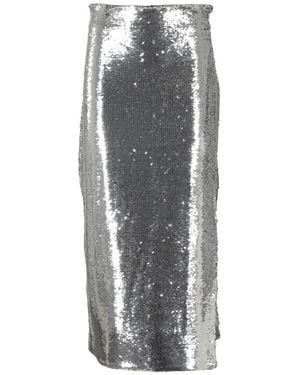 Isabelle Blanche Midi Skirts - Grey