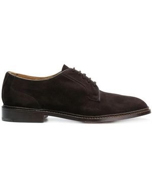 Tricker's Schoenen ,Bruin ,Robert Lace Up - Zwart
