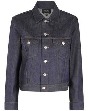 A.P.C. Denim Jackets - Azul