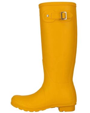 HUNTER Original Tall Regenlaarzen - Geel
