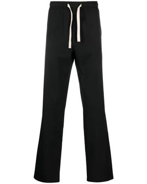 Palm Angels Wide Trousers - Black