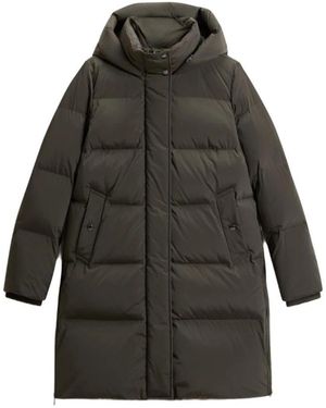 Woolrich Kelly Lange Donsjas - Grijs