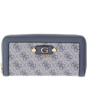 Guess Lindsey Grand Wallet - Blau