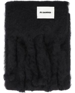 Jil Sander Winter Scarves - Black