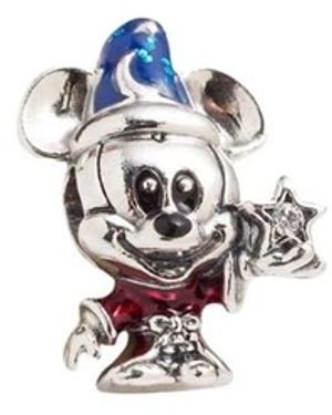 PANDORA Zauberlehrling Mickey Charm - Weiß