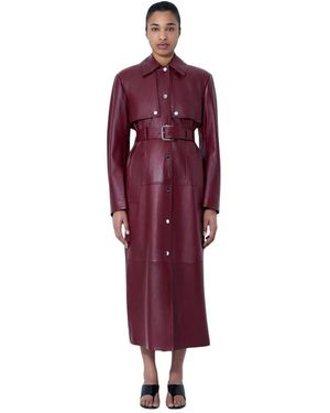 Sportmax Trench Coats - Red