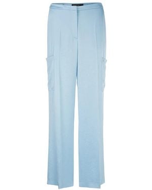 Marc Cain Straight Trousers - Blue