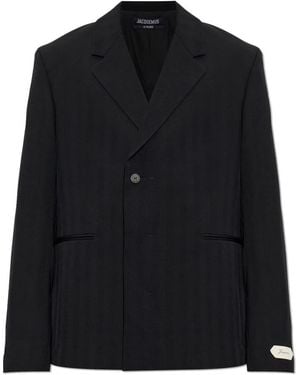 Jacquemus Veste Wollblazer - Schwarz