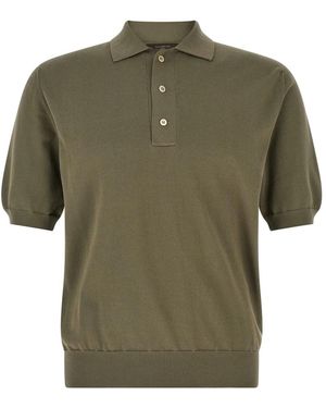 Zanone Polo Shirts - Green