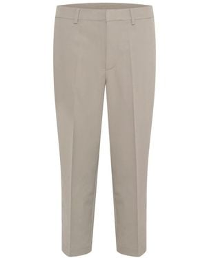 Kaffe Cropped Trousers - Gris
