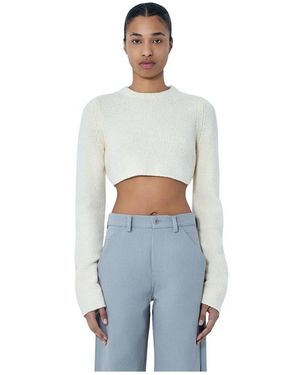 Rier Round-Neck Knitwear - Blanco