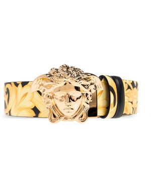 Versace Wendeleder Gürtel - Mettallic