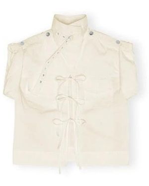 Ganni Shirts - Natural