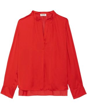 Zadig & Voltaire Tink Satin - Rood