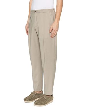 BRIGLIA Slim-Fit Trousers - Natural
