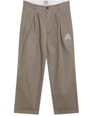 Brain Dead Straight Trousers - Grey