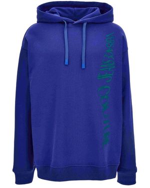 Versace Hoodies & Sweatvesten ,Blauw ,Truien