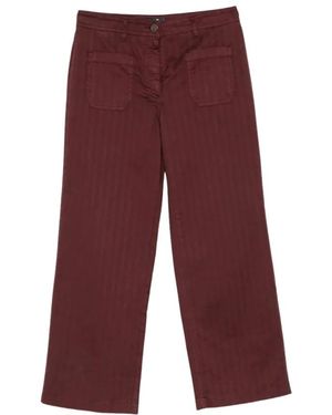 Etro Broeken ,Rood ,Wide Broeken