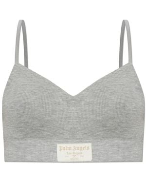 Palm Angels Logo Bh - Grau