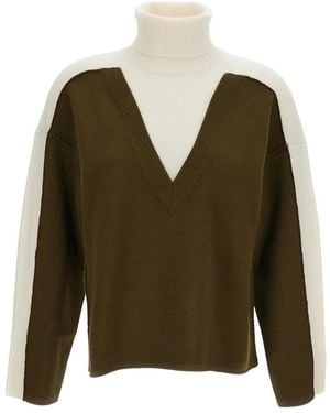 MM6 by Maison Margiela Rollkragenpullover - Grün