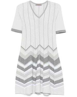 D.exterior Short Dresses - White