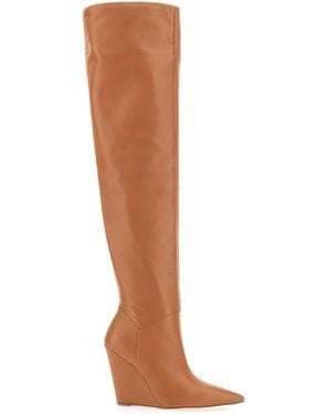 Stuart Weitzman Saloon 100 Wedge Boot - Braun