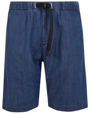 White Sand Denim Shorts - Blauw