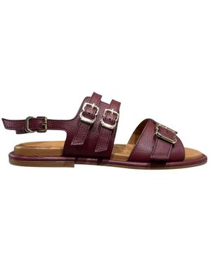 Calce Flat Sandals - Marrón