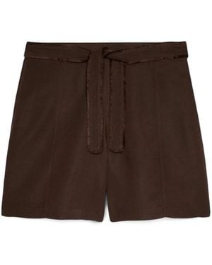 FIORELLA RUBINO Short Shorts - Marrón