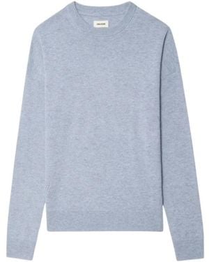 Zadig & Voltaire Round-Neck Knitwear - Blauw