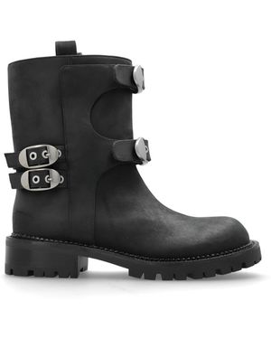 Marc Jacobs Schoenen ,Zwart ,Leer The Kiki Enkellaarsjes