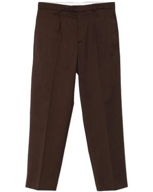 Amaranto Straight Trousers - Brown