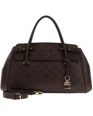 Guess Diana 3 Comp Satchel - Schwarz