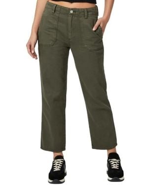 PAIGE Cropped Trousers - Green