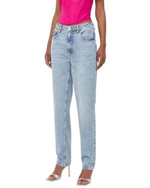 Guess Tapered High-Waist Jeans - Blauw