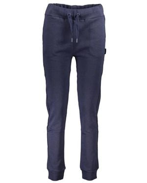 North Sails Katoenen Broek Met Rechte Pijpen - Blauw