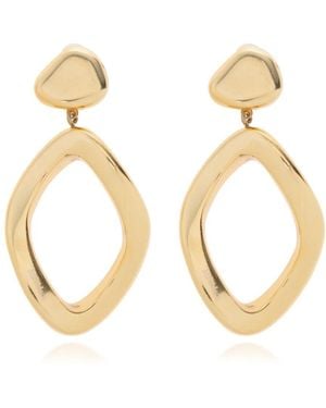 Max Mara Clip-ons 'gommoso' - Mettallic
