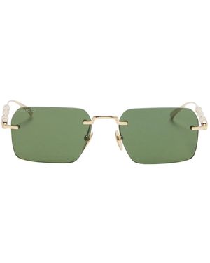 Gucci Accessoires ,Geel ,8030 Occhiali - Groen