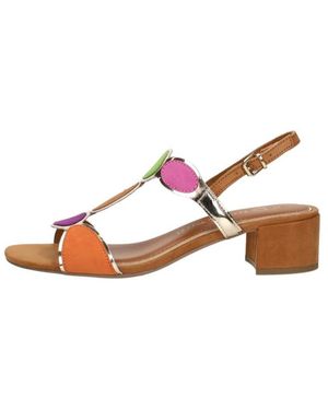 Marco Tozzi Schoenen ,Veelkleurig ,Sandalen Hak - Bruin