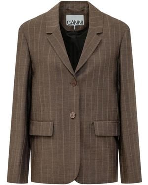 Ganni Blazers - Marrone