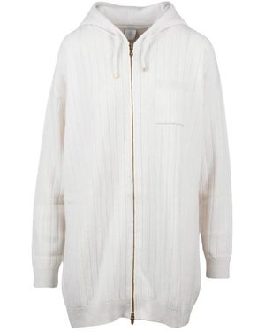 Eleventy Maglia Over Con Zip - Wit