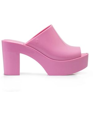 Melissa Schoenen ,Roze ,Roze Muiltjes Klassieke Stijl - Paars