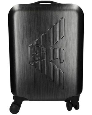 Emporio Armani Large Suitcases - Black