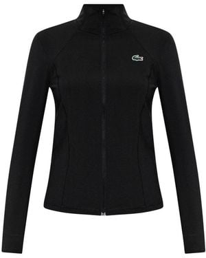 Lacoste Fitness ,Zwart ,Logo Sweatshirt