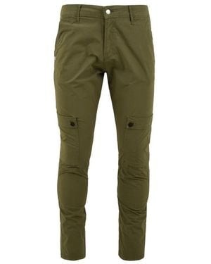 Daniele Alessandrini Slim-Fit Pants - Green