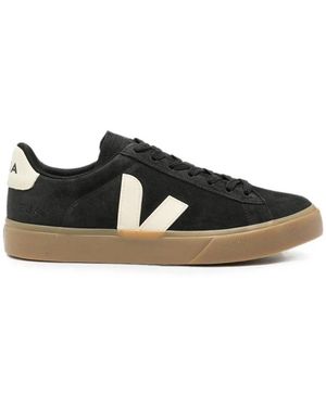 Veja Zapatillas Campo De Ante Con Parche Del Logo - Negro