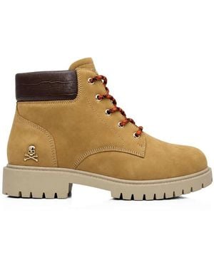 Philipp Plein Lace-Up Boots - Neutro